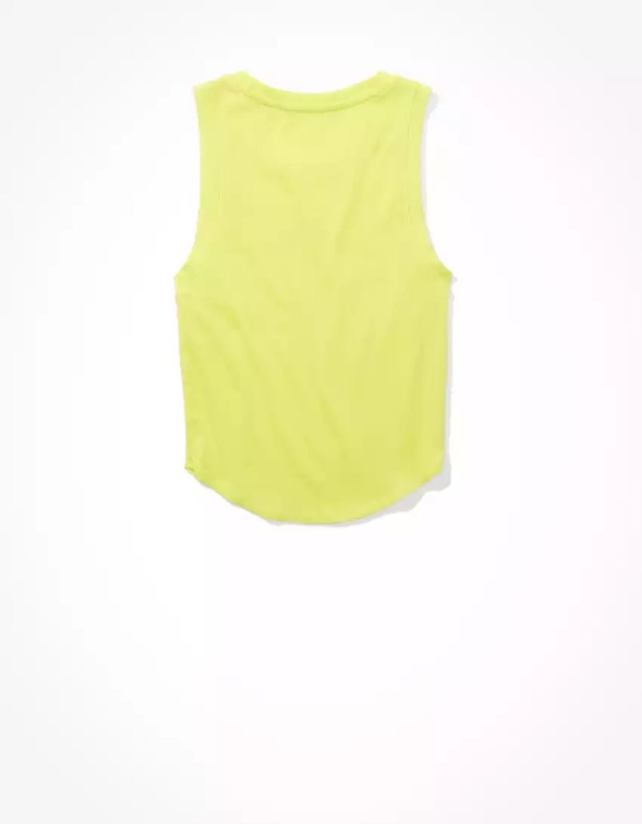 Debardeur American Eagle AE Daily Fave Jaune Femme | SAT-74335915